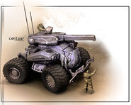 Arte Conceptual del Centauro para Gears of War 2