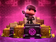 Hoffman en un promocional de Gears Pop!