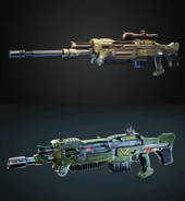 Comparación del Rifle de Francotirador GZ18 Markza con el Rifle de Asalto Mark 1 Markza.