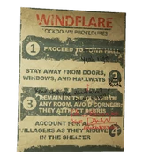 Procedimiento de seguridad para el pueblo en caso de llamarada