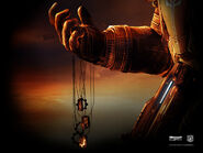 Placas vistas en un promocional de Gears of War 2
