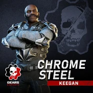 Keegan de Acero Cromado