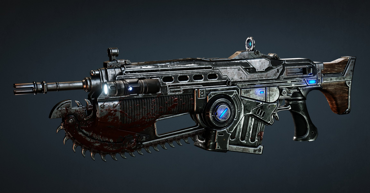 Gears of War 4 Custom Lancer Full Scale Replica