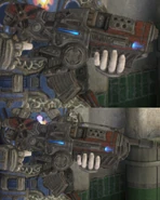 Comparación de la Hammerburst Clásica y la Hammerburst II en Gears of War: Judgment.