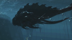 Leviathan under water