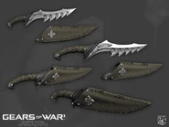 Modelo de un Cuchillo Locust