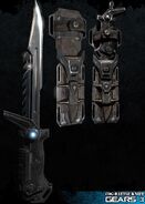 Dominic Santiago's Unique Commando Knife Gears of War 3