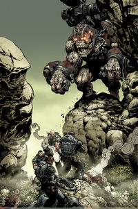 Gears of War Brumak issue 3 by LiamSharp