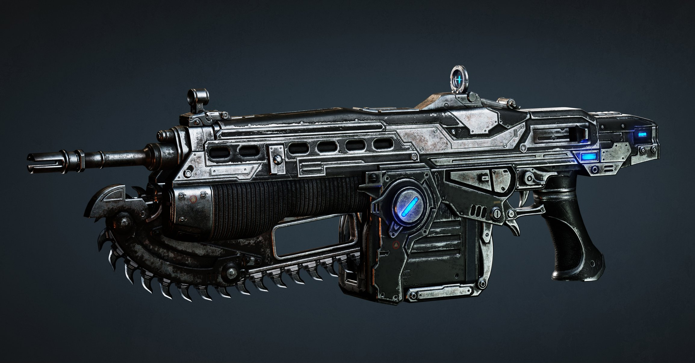 Mark 2 Lancer Assault Rifle Gears Of War Wiki Fandom