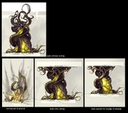 Concepto de Arte del Tallo Lambent