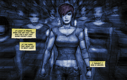 Women leaving the farms.