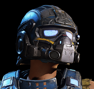 Elizabeth Carmine's Unique Helmet Variant