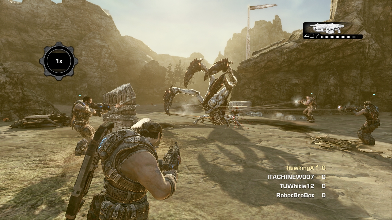 Gears Of War 3 Beast mode video game preview