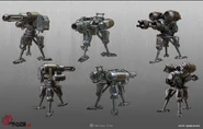 Seungjin-woo-fortificationsentry-sketch-003-machinegun.jpg (555 kB) Distintos Artes Conceptuales de un Centinela MG para Gears of War 4