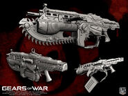 Gears of war cog lancer by yemyam-d4e5ynh