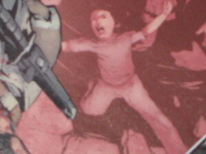 Benedicto falling to his death.