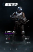 Female COG Gear armor used during V-Day.