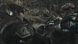 Baird assists survivors of KR Two-Five's crash.