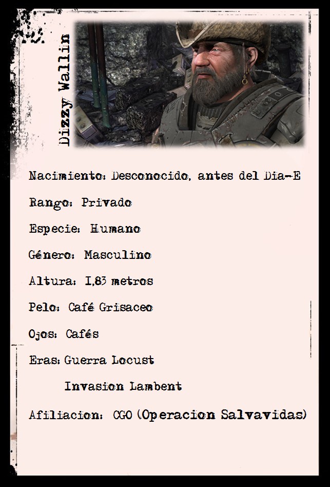 Dizzy Wallin Wiki Gears of War Fandom