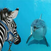 Zebra-dolphin