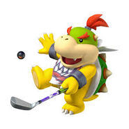 Bowser Jr. Playing Hockey