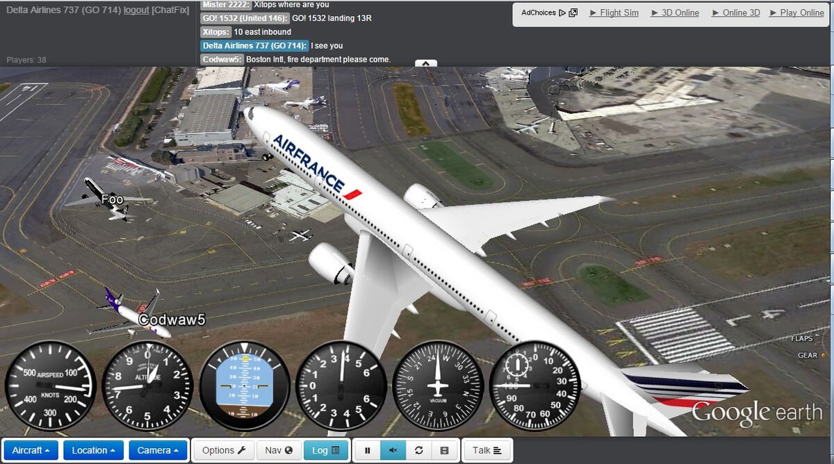 Boeing 777-300ER, GEFS Online Free Flight Simulator Wiki