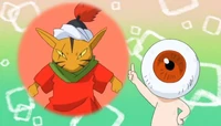 Medama-Oyaji identifying Jion-Ō in the 2007 anime.