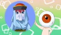 Medama-Oyaji identifying Renge-Ō in the 2007 anime.
