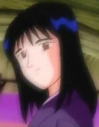Hi Clan miko disguising as Iwako in the 1996 anime.