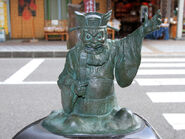 Enma-Daiō statue at Shigeru Mizuki Road