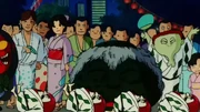 The smaller Tantanbō and  and  at the climax of .