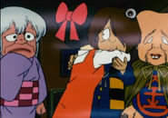 Hugging Kitaro in fear (episode #39)