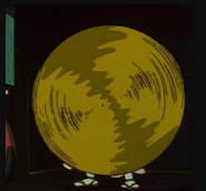 Oshiroi-Babaa protecting herself from Kitarō's Hair Needles in the 1996 anime.