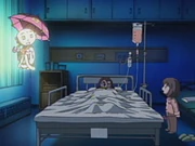The animated Jizō statue in the 2007 anime.