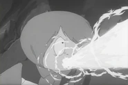 Fire breath with his internal radiation in the 1968 anime.