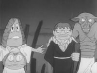 Yobuko among the yōkai refusing to help with the Great Yōkai War (Ep. 10)