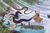 Illustration of Nure-Onna by .