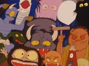 Gyūki as a non-antagonist along with other mob characters in Series 3 Episode 6.