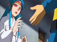 Miu's elongated nails under hypnosis