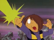An energy attack against Kasha's "Spirit Electricity" in the 1971 anime.