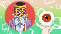 Medama-Oyaji identifying Taizan-Ō in the 2007 anime.