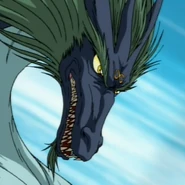 The immortal head in the 1996 anime.
