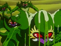 Juratan burrowing underground.