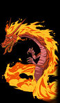 Fire Dragon (炎龍), one of the castle's four spirit dragons.