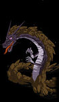 Earth Dragon (土龍), one of the castle's four spirit dragons.