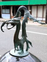 Shiro-Uneri statue at Shigeru Mizuki Road