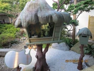 GeGeGe House statue at Shigeru Mizuki Road.