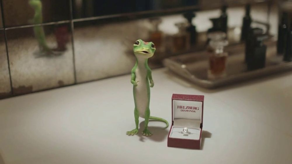Helzberg at the public restroom Geico Wiki Fandom