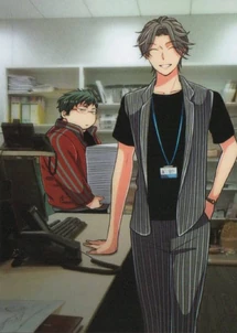  and  pictured at the headquarters of Monthly Girls' Romance.