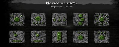 Gemcraft Labyrinth Novice Amulets